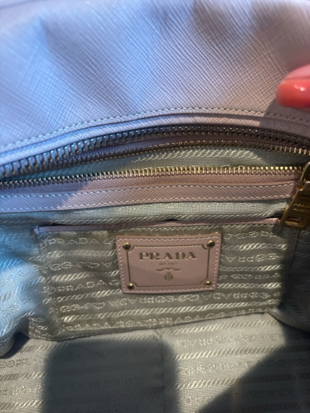 PRADA Saffiano Leather Shoulder Bag - Picture 9 of 14